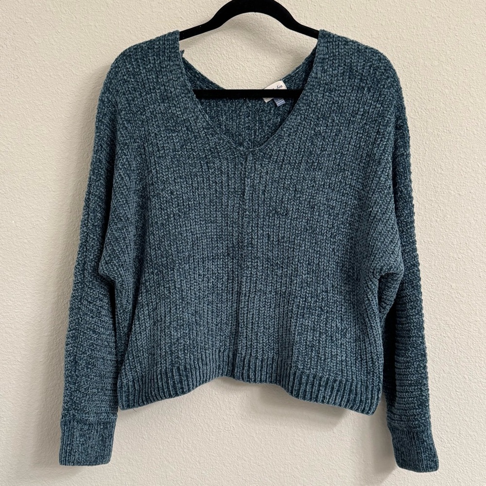 Yarn & Sea Cozy V-Neck Sweater
